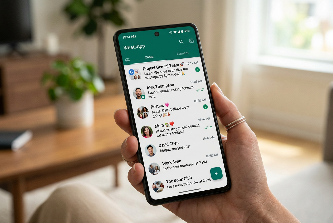 как узнать, с кем переписывается человек в Whatsapp